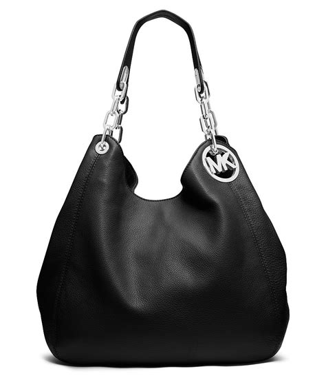 michael kors hobo bag fulton hellblau|Fulton Large Logo and Leather Shoulder Bag .